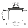 Fotogalerie - Hrnec VISION Â¤24 cm s poklicÃ­, 7,0 l